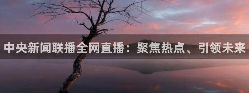 斗球直播免费体育直播在线观看：中央新闻联播全网直播：聚焦热点、引领未来